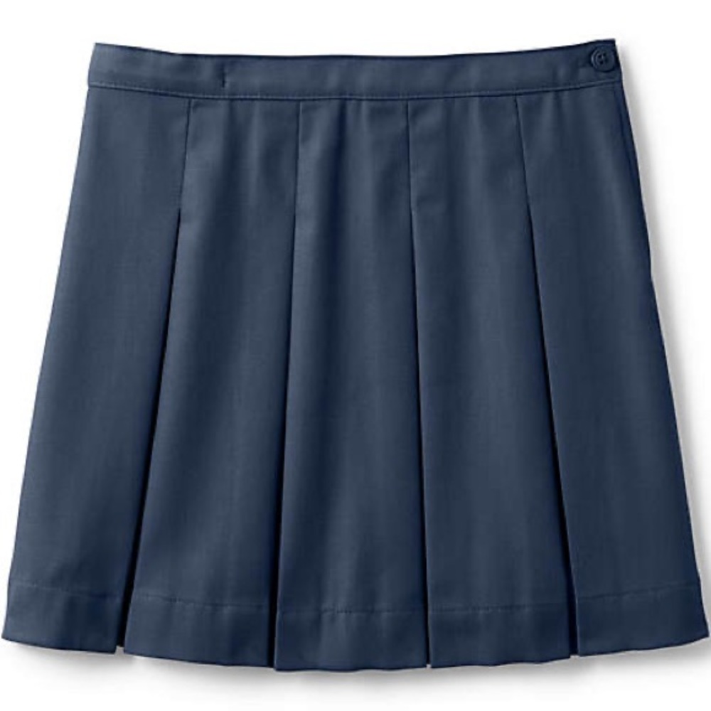 School unifofm girls box pleat skirt